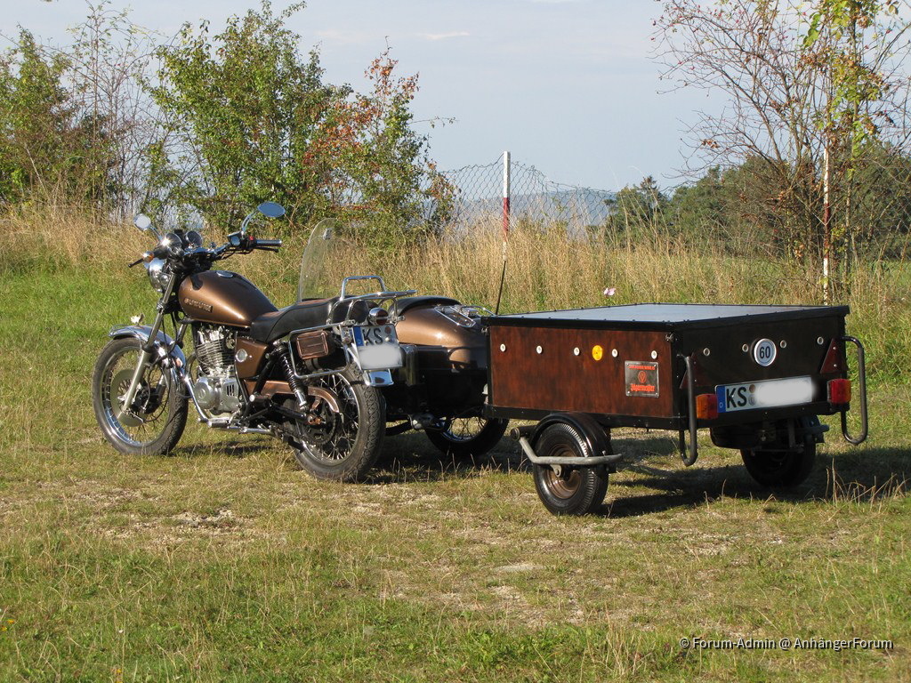 Motorrad + Beiwagen + Anhänger Westfalia 121002
