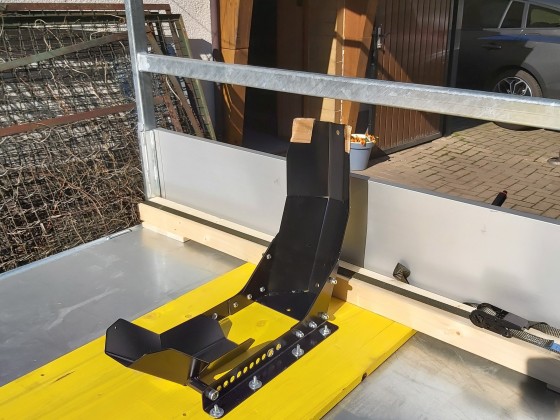 Gestell für Motorradtransport