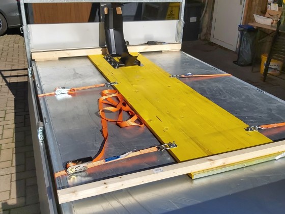 Gestell für Motorradtransport