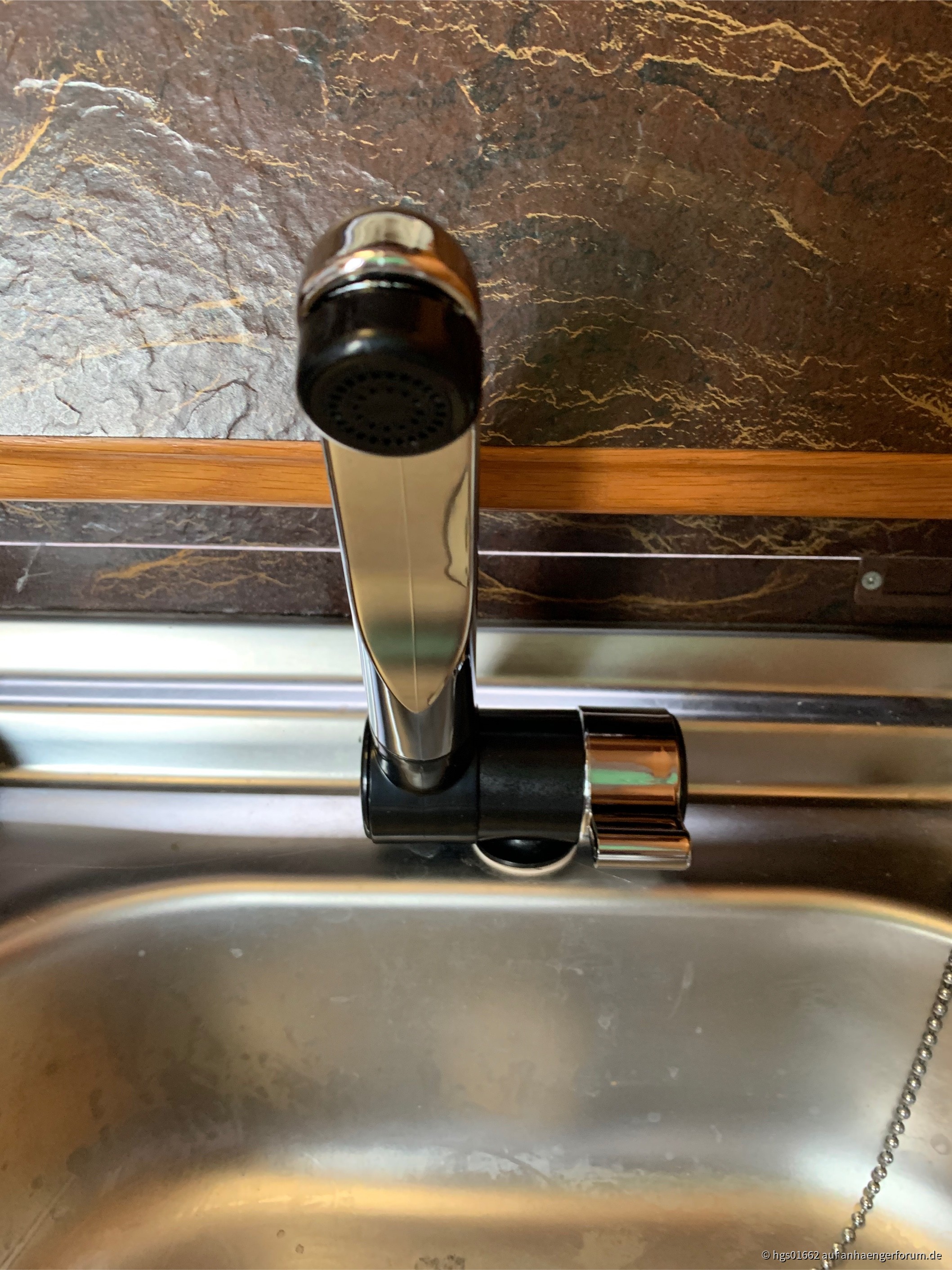 neuer Wasserhahn für die Küche (aber nur Kaltwasser)