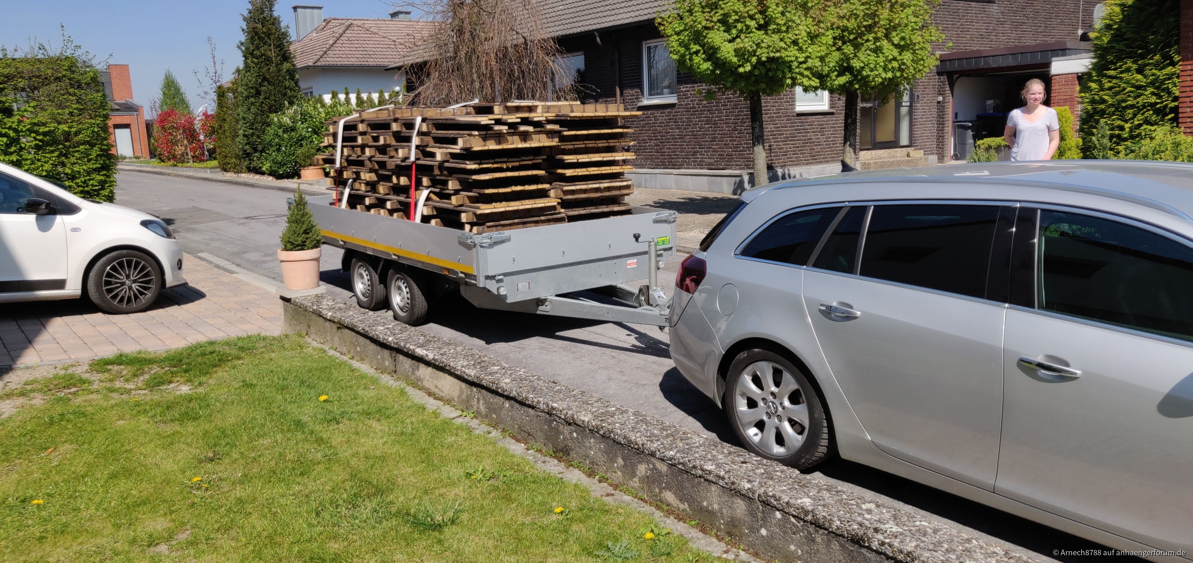 Transport von Zeltböden