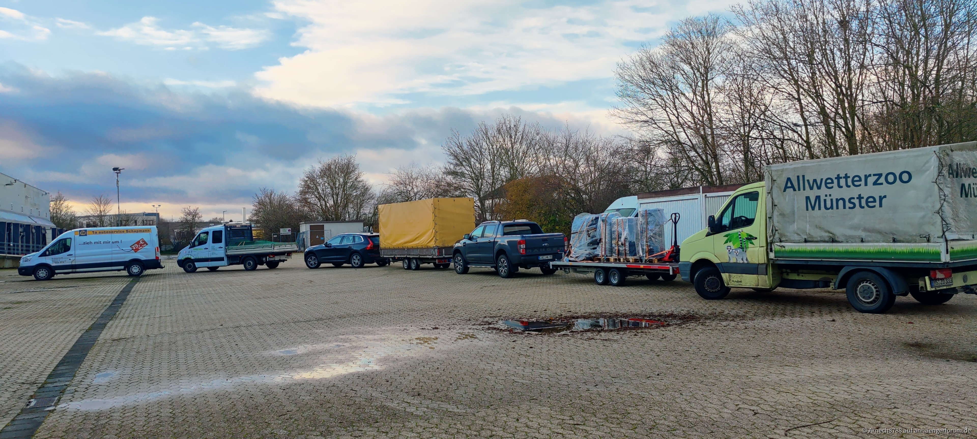 Ankunft im Lager in Meckenheim