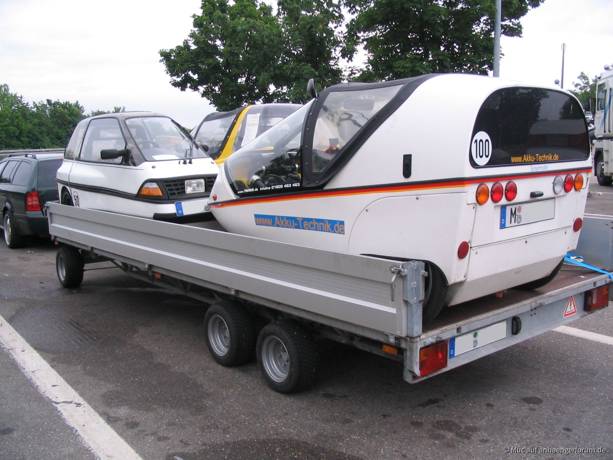 Transport von Elektromobilen