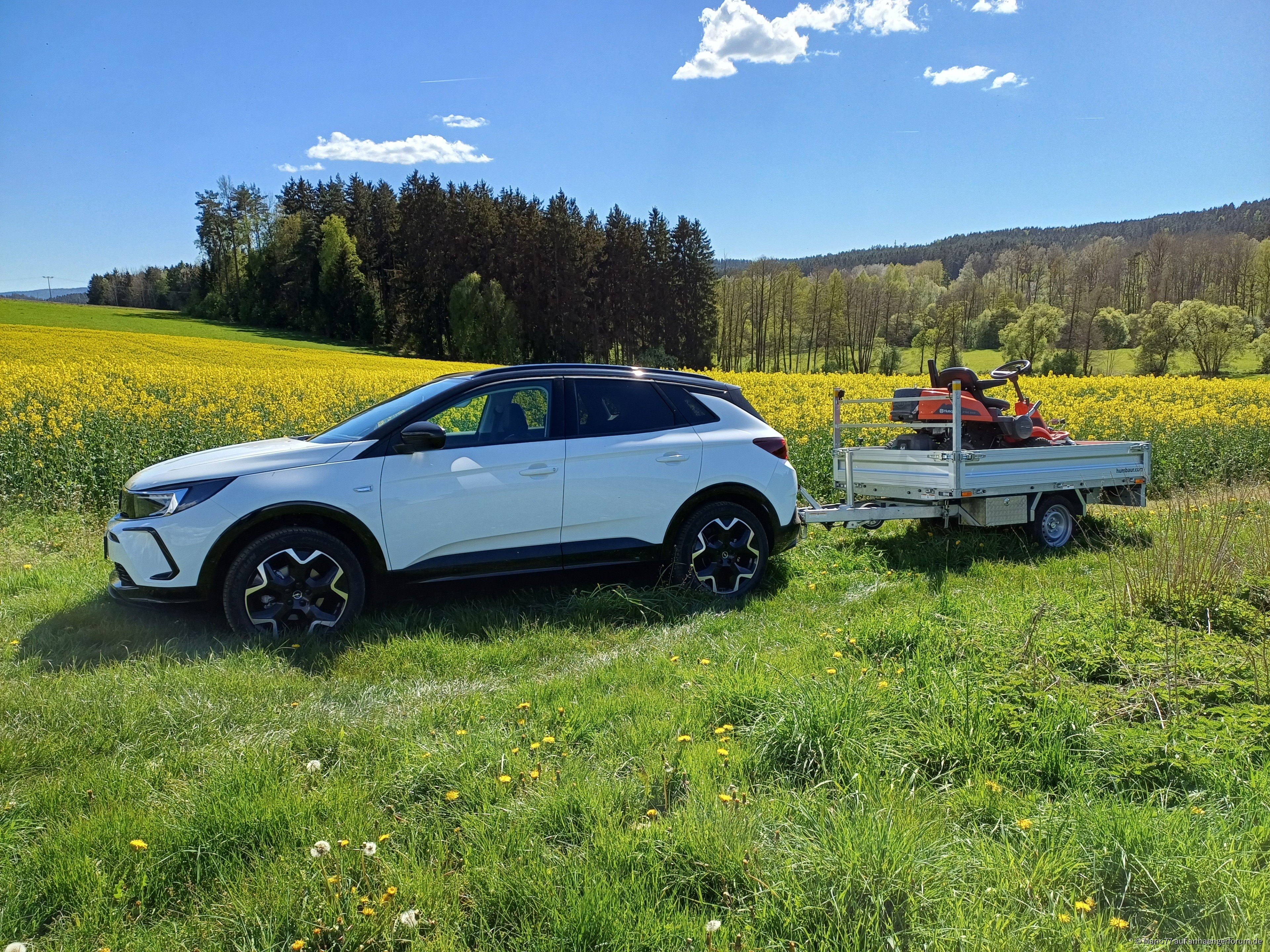 Erster Transport mit neuen Zugfahrzeug