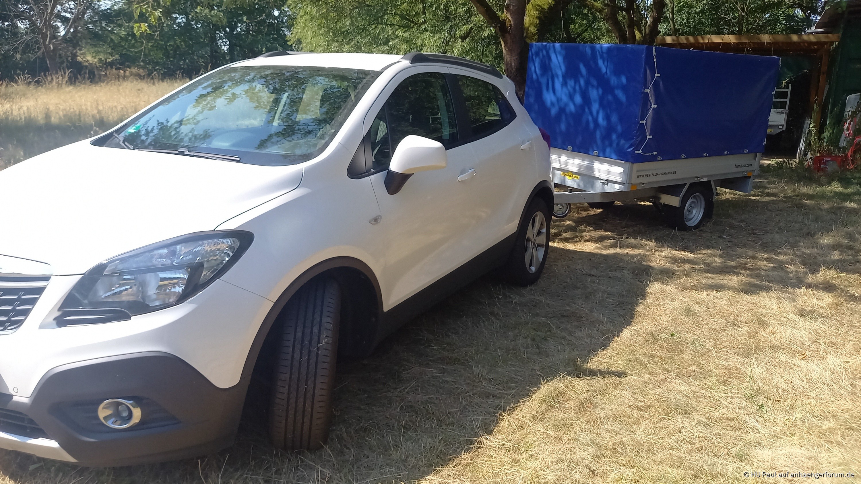 Der Mokka hatte heute Anhängerdienst