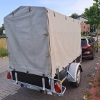 Der fertig reparierte Anhänger.