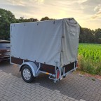 Der fertig reparierte Anhänger.