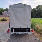 Der fertig reparierte Anhänger.