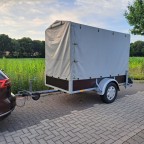 Der fertig reparierte Anhänger.