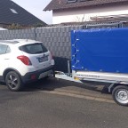 Mokka mit dem Humbaur Planenhochlader