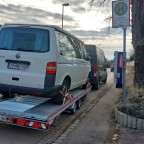 spontaner Bustransport nach gerissenem Krümmer