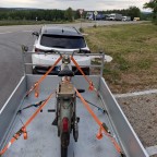 Wertvolle Fracht transportiert