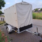 Der fertig reparierte Anhänger.